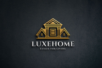 Premium Luxury Real Estate Logo Screenshot 1